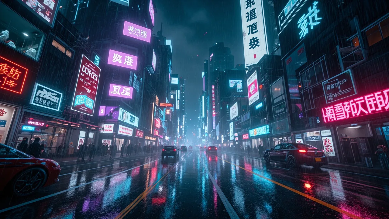 Cyberpunk city
